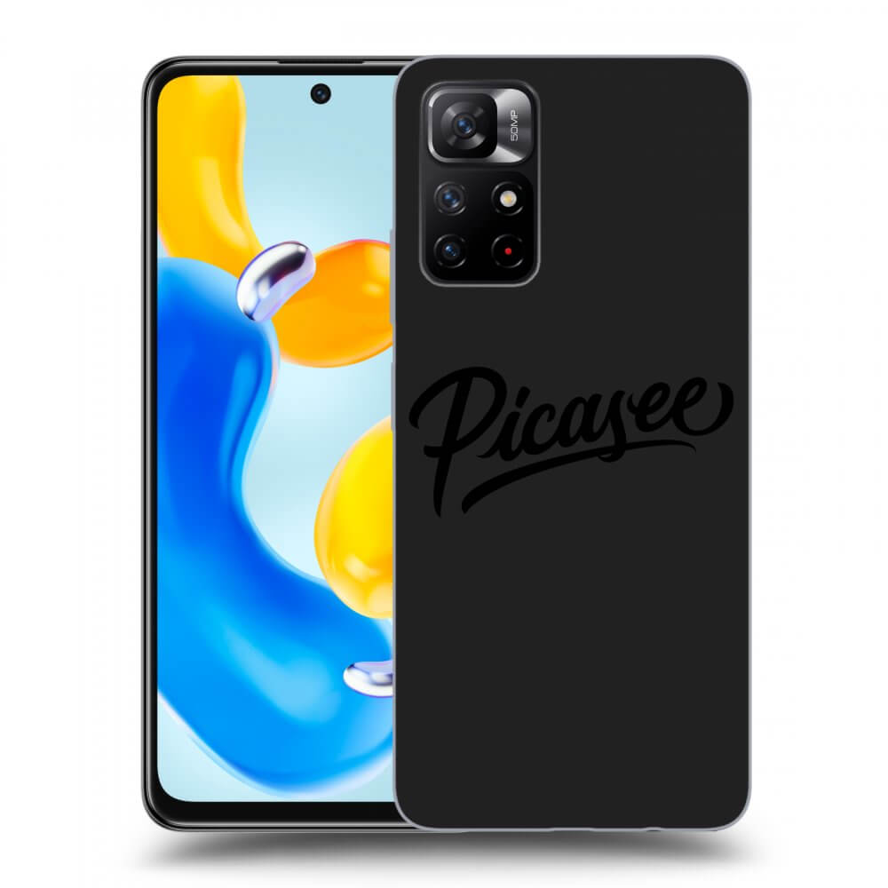 Picasee silikonový černý obal pro Xiaomi Redmi Note 11S 5G - Picasee - old logo - black