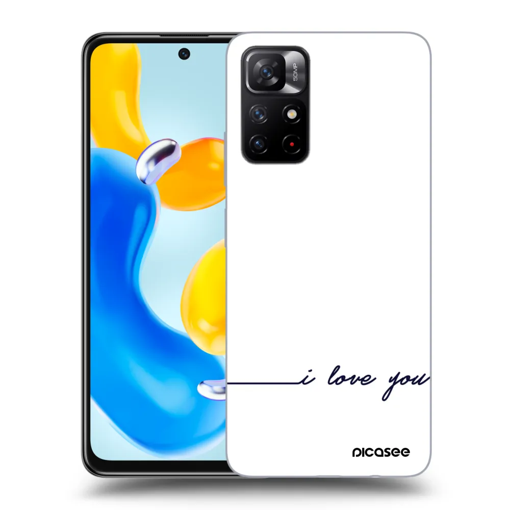 Picasee ULTIMATE CASE pro Xiaomi Redmi Note 11S 5G - Miluji tě