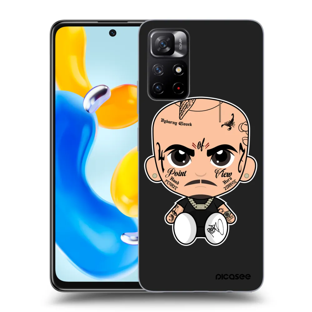 Picasee silikonový černý obal pro Xiaomi Redmi Note 11S 5G - Separ