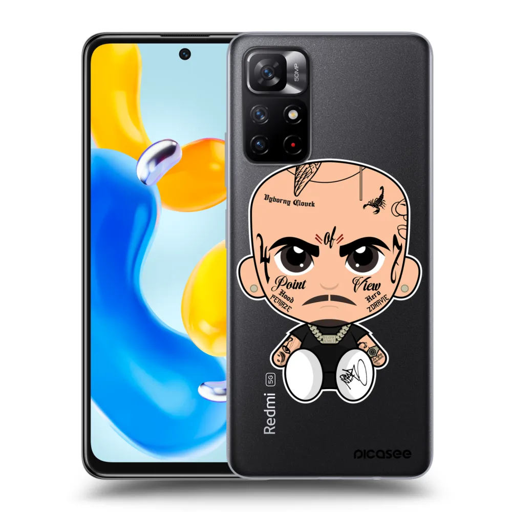 Picasee silikonový průhledný obal pro Xiaomi Redmi Note 11S 5G - Separ