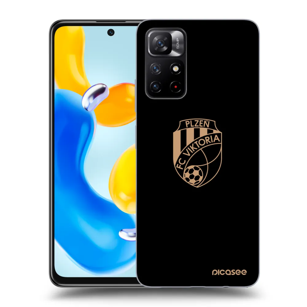 Picasee silikonový černý obal pro Xiaomi Redmi Note 11S 5G - FC Viktoria Plzeň I