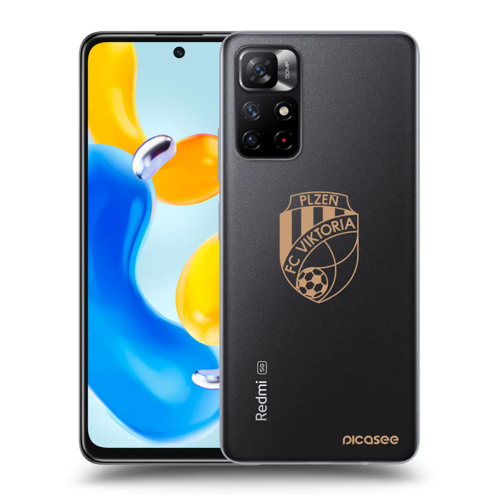 Picasee silikonový průhledný obal pro Xiaomi Redmi Note 11S 5G - FC Viktoria Plzeň I