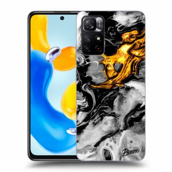 Obal pro Xiaomi Redmi Note 11S 5G - Black Gold 2