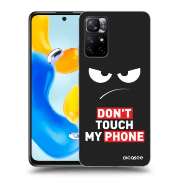 Picasee silikonový černý obal pro Xiaomi Redmi Note 11S 5G - Angry Eyes - Transparent