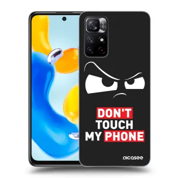Picasee silikonový černý obal pro Xiaomi Redmi Note 11S 5G - Cloudy Eye - Transparent