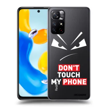 Picasee silikonový průhledný obal pro Xiaomi Redmi Note 11S 5G - Evil Eye - Transparent