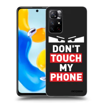 Picasee silikonový černý obal pro Xiaomi Redmi Note 11S 5G - Shadow Eye - Transparent
