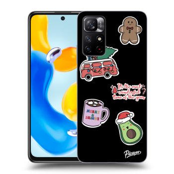 Obal pro Xiaomi Redmi Note 11S 5G - Christmas Stickers