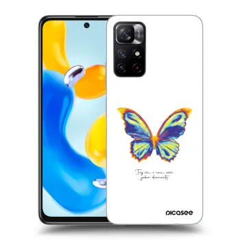 Obal pro Xiaomi Redmi Note 11S 5G - Diamanty White