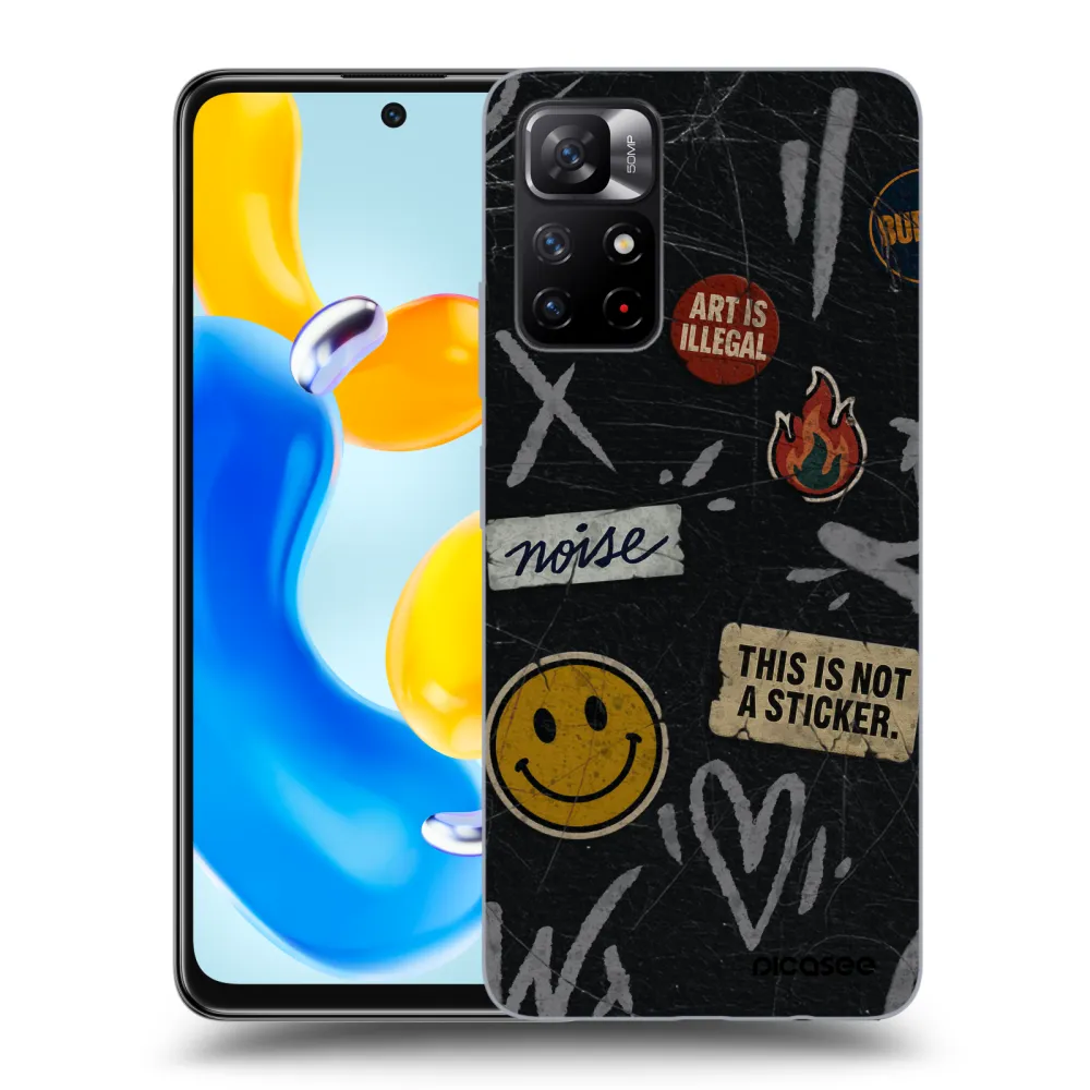 Picasee ULTIMATE CASE pro Xiaomi Redmi Note 11S 5G - STICKERS x TAGS