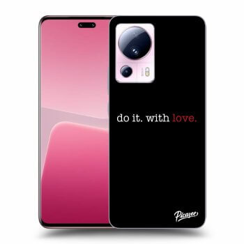 Picasee silikonový černý obal pro Xiaomi 13 Lite - Do it. With love.