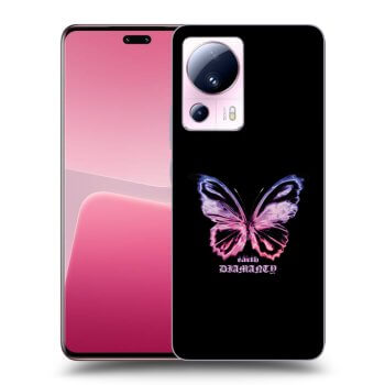 Picasee silikonový černý obal pro Xiaomi 13 Lite - Diamanty Purple