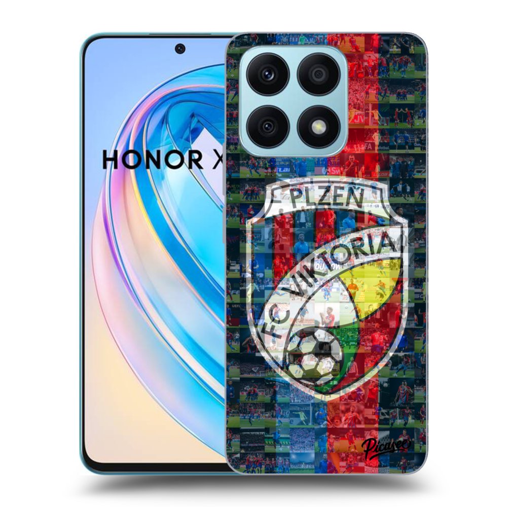 Picasee silikonový černý obal pro Honor X8a - FC Viktoria Plzeň A