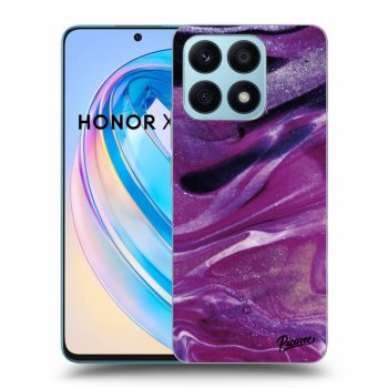 Obal pro Honor X8a - Purple glitter