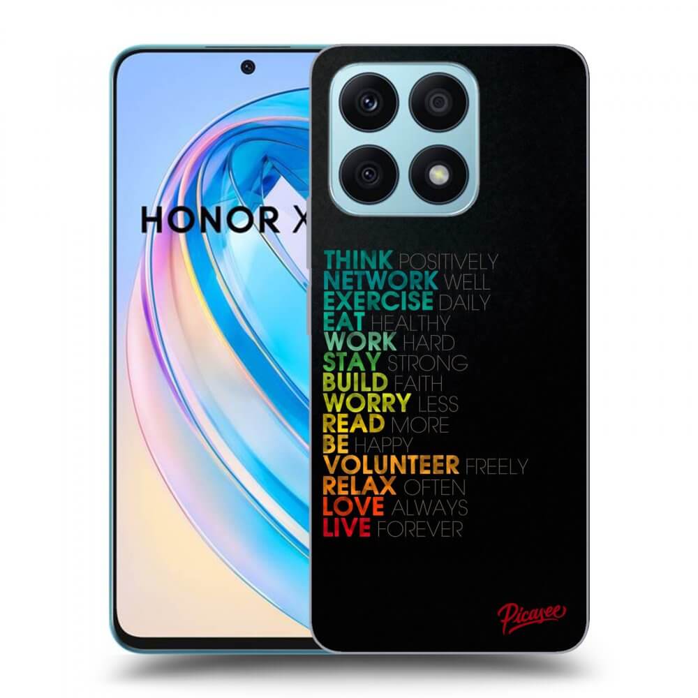 Silikonový Průhledný Obal Pro Honor X8a - Motto Life