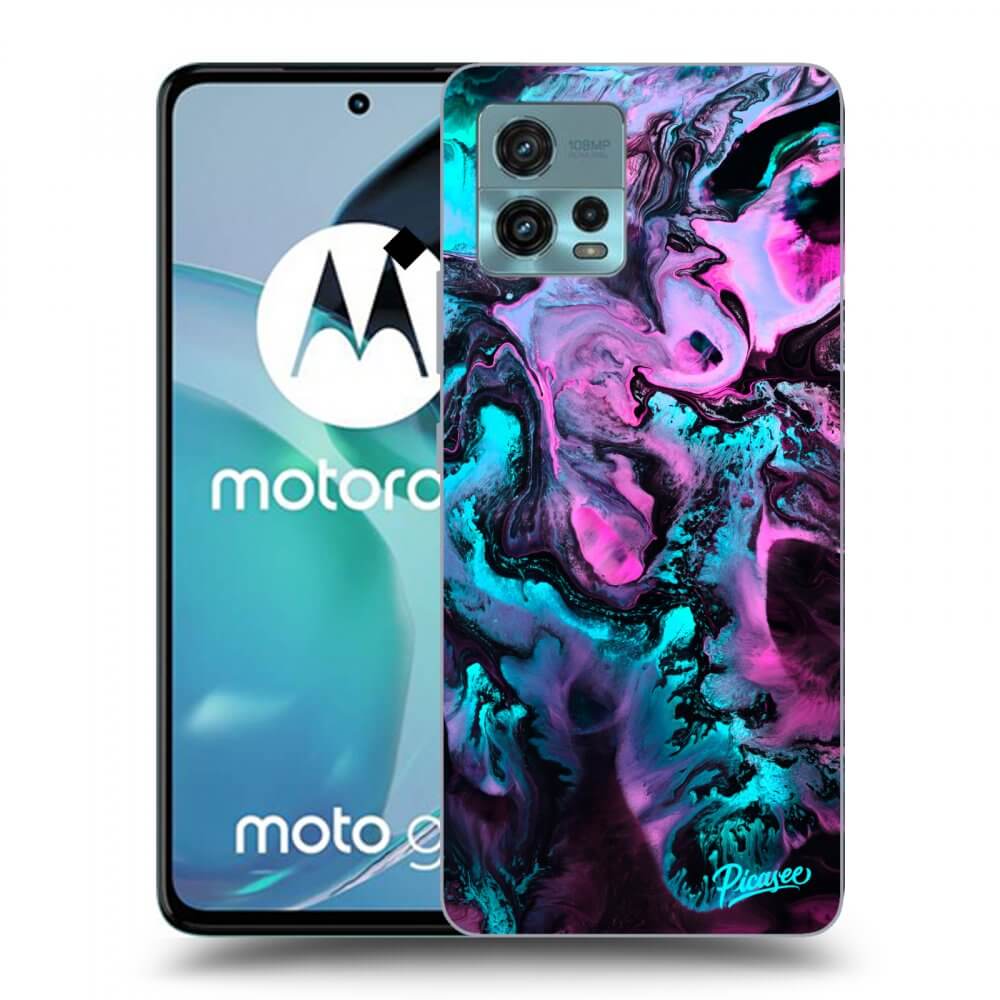 Picasee silikonový průhledný obal pro Motorola Moto G72 - Lean
