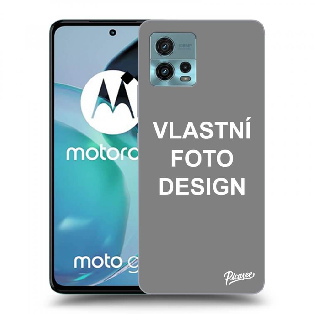Picasee silikonový průhledný obal pro Motorola Moto G72 - Vlastní fotka/motiv