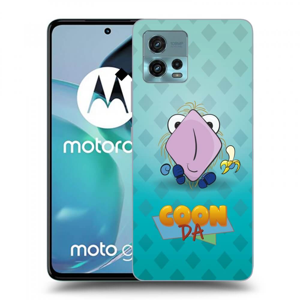 Picasee silikonový černý obal pro Motorola Moto G72 - COONDA chlupatka světlá
