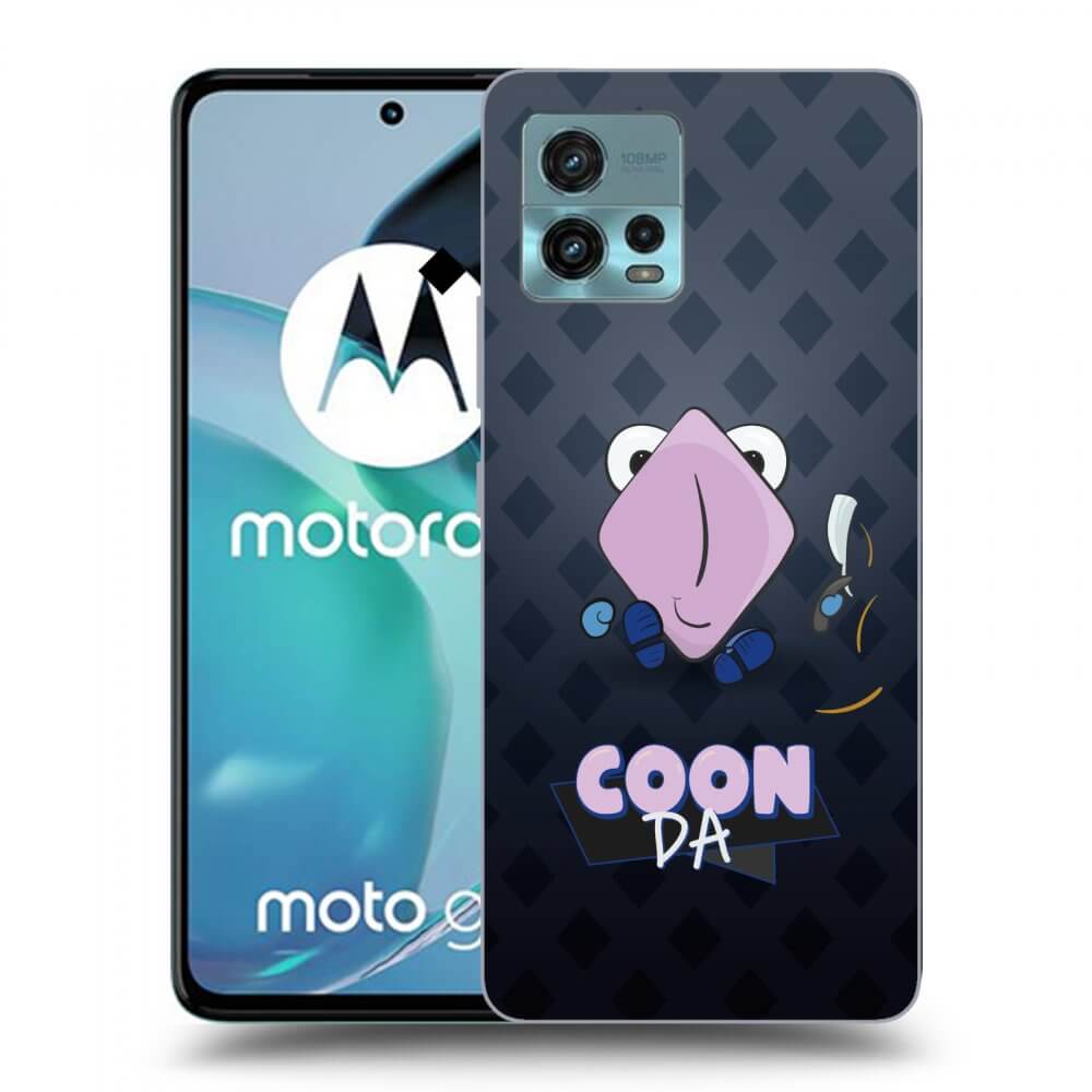 Picasee silikonový černý obal pro Motorola Moto G72 - COONDA holátko - tmavá