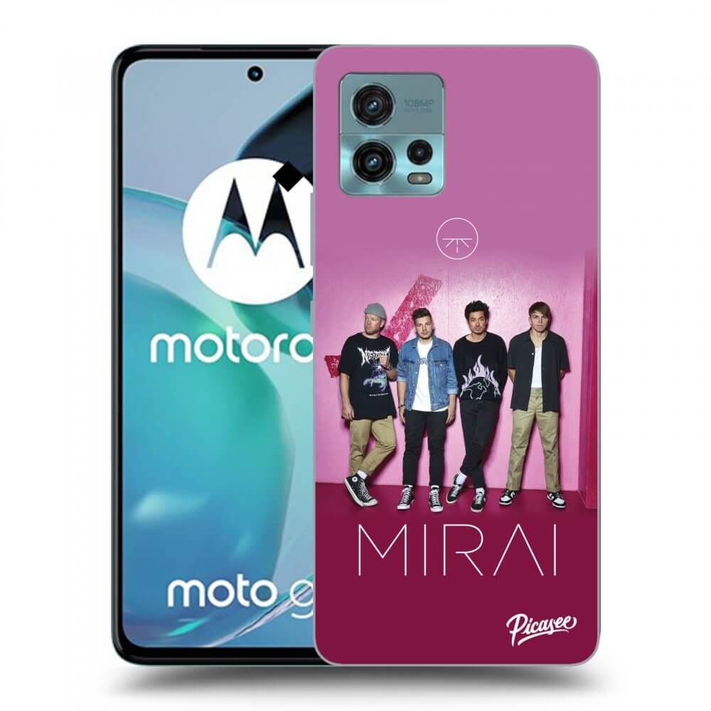 Silikonový Průhledný Obal Pro Motorola Moto G72 - Mirai - Pink
