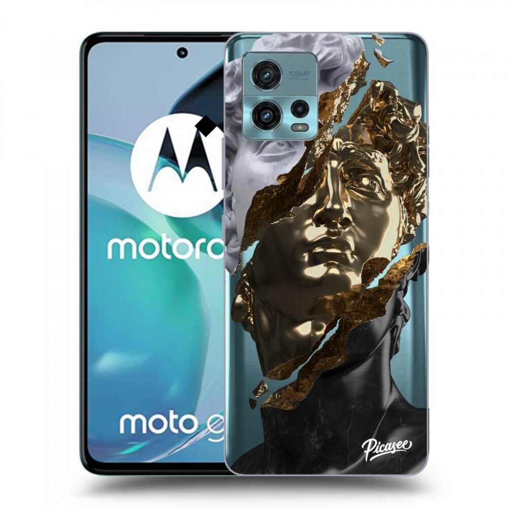 Picasee silikonový průhledný obal pro Motorola Moto G72 - Trigger
