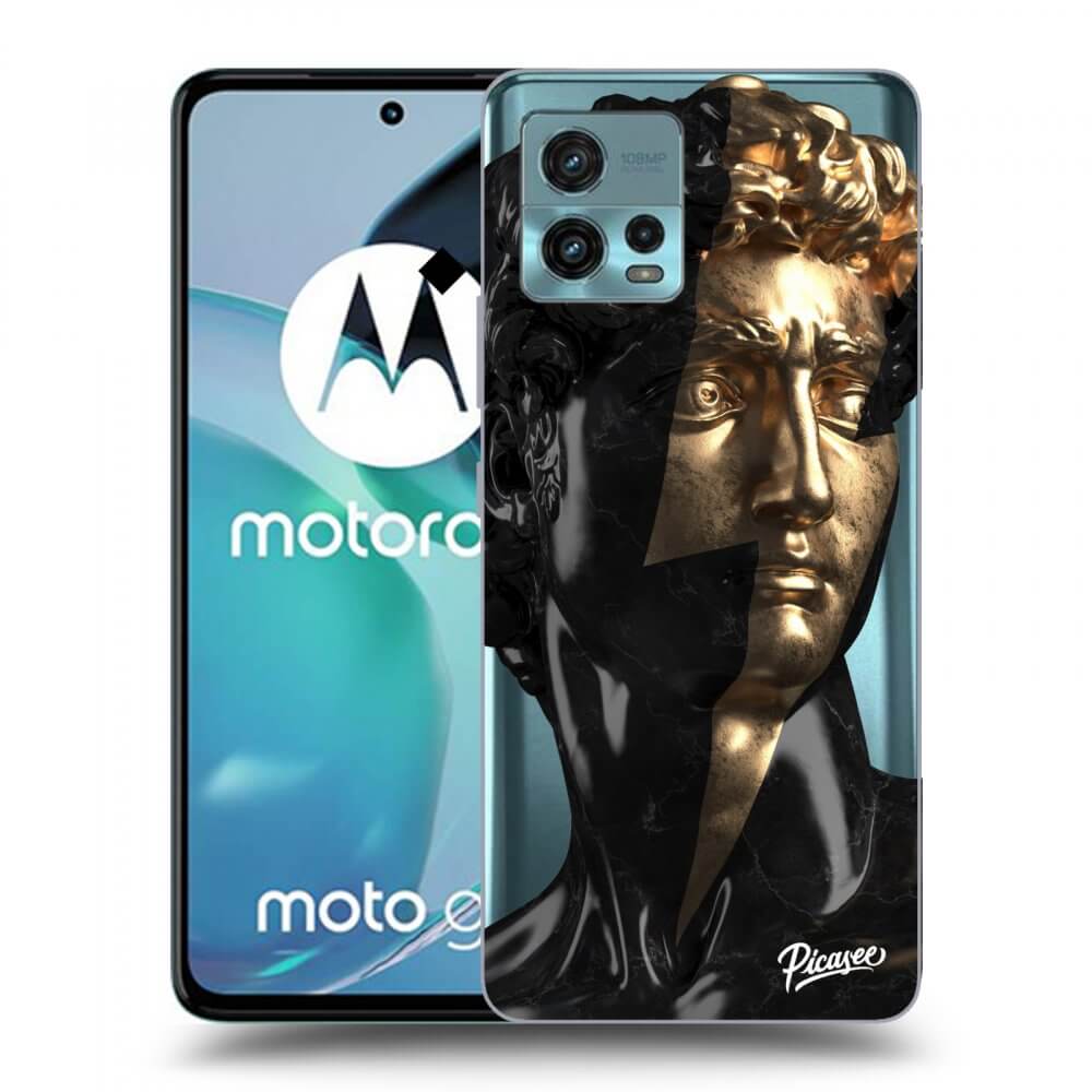 Picasee silikonový průhledný obal pro Motorola Moto G72 - Wildfire - Black