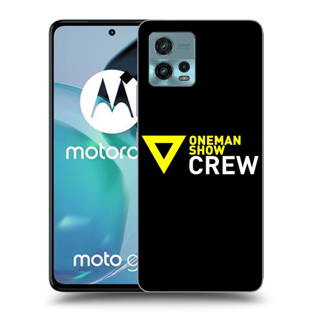 Picasee silikonový černý obal pro Motorola Moto G72 - ONEMANSHOW CREW