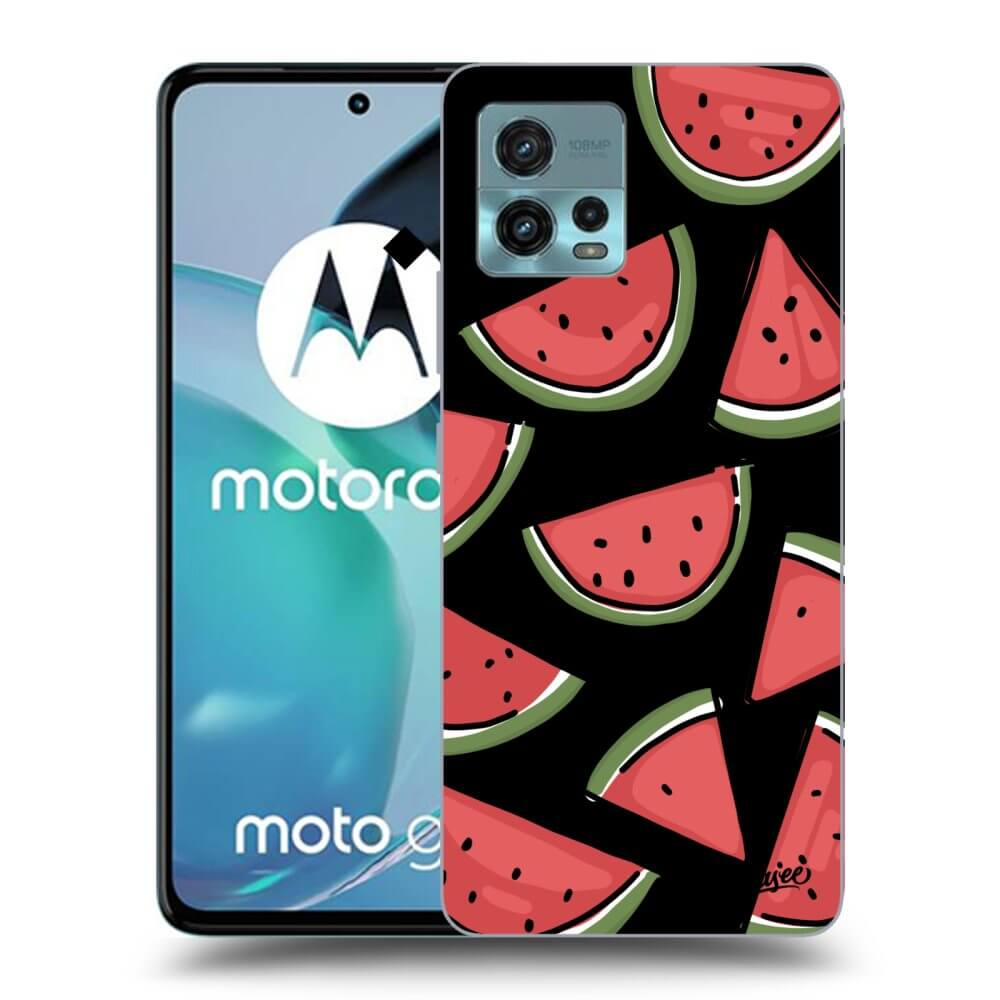 Picasee silikonový černý obal pro Motorola Moto G72 - Melone