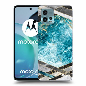 Obal pro Motorola Moto G72 - Blue geometry