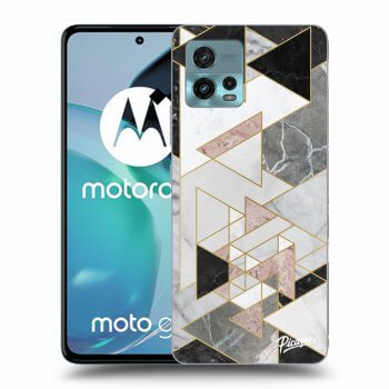 Picasee silikonový černý obal pro Motorola Moto G72 - Light geometry