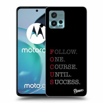 Picasee silikonový černý obal pro Motorola Moto G72 - Focus