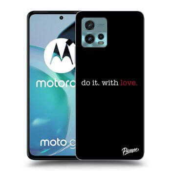 Picasee silikonový černý obal pro Motorola Moto G72 - Do it. With love.