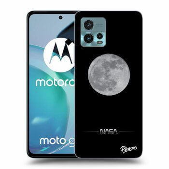 Picasee silikonový černý obal pro Motorola Moto G72 - Moon Minimal