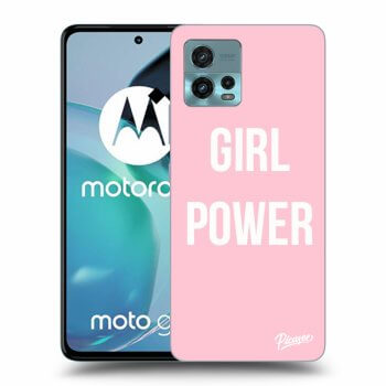 Picasee silikonový černý obal pro Motorola Moto G72 - Girl power