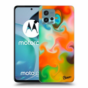 Picasee silikonový černý obal pro Motorola Moto G72 - Juice