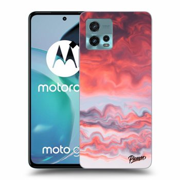 Picasee silikonový černý obal pro Motorola Moto G72 - Sunset