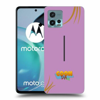 Picasee silikonový černý obal pro Motorola Moto G72 - COONDA růžovka