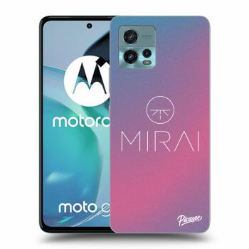 Picasee silikonový černý obal pro Motorola Moto G72 - Mirai - Logo