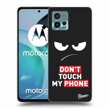 Picasee silikonový černý obal pro Motorola Moto G72 - Angry Eyes - Transparent