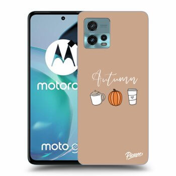 Picasee silikonový černý obal pro Motorola Moto G72 - Autumn