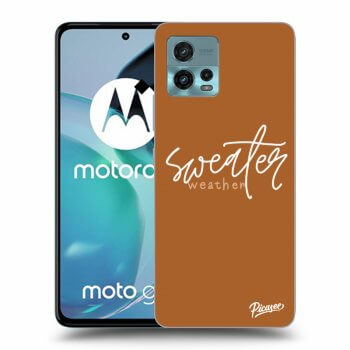Picasee silikonový černý obal pro Motorola Moto G72 - Sweater weather