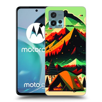 Picasee silikonový černý obal pro Motorola Moto G72 - Montreal