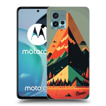 Picasee silikonový černý obal pro Motorola Moto G72 - Oregon
