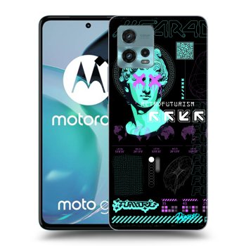 Picasee silikonový černý obal pro Motorola Moto G72 - RETRO