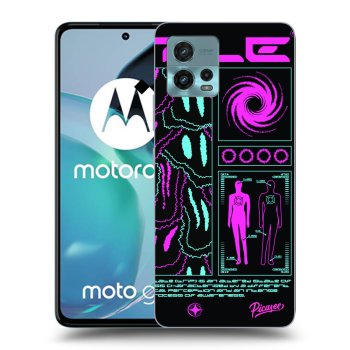 Picasee silikonový černý obal pro Motorola Moto G72 - HYPE SMILE