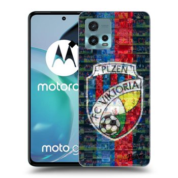Picasee silikonový černý obal pro Motorola Moto G72 - FC Viktoria Plzeň A