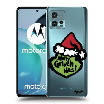 Picasee silikonový průhledný obal pro Motorola Moto G72 - Grinch 2