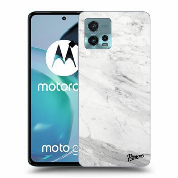 Obal pro Motorola Moto G72 - White marble
