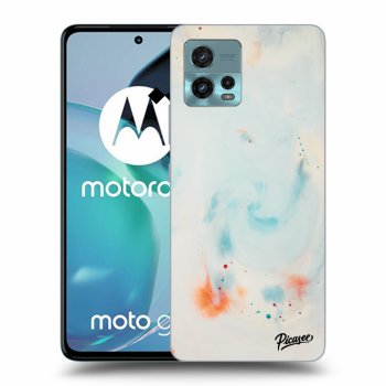 Picasee silikonový průhledný obal pro Motorola Moto G72 - Splash