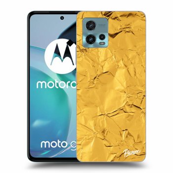 Picasee silikonový černý obal pro Motorola Moto G72 - Gold